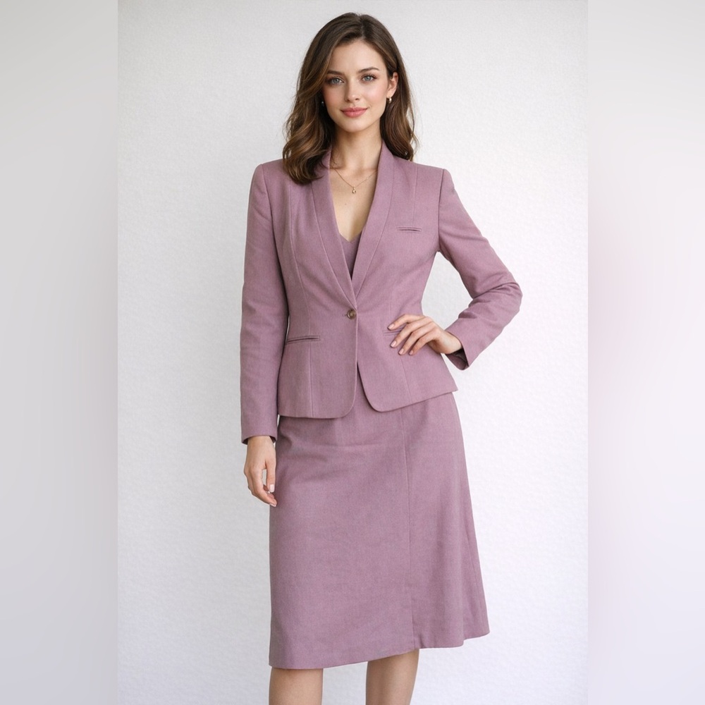 Vintage Suits By Dallas 2 Pc Skirt Suit Blazer 10/11